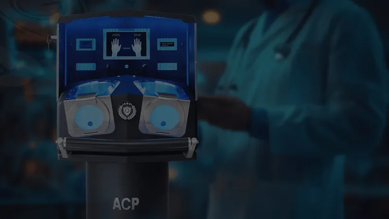 Alpha Cooling Gerät für Kältetherapie über die Handflächen